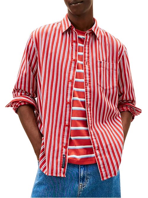 Camicia relaxed fit in twill Tommy Jeans | DM0DM22406XL0